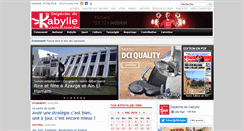 Desktop Screenshot of depechedekabylie.com